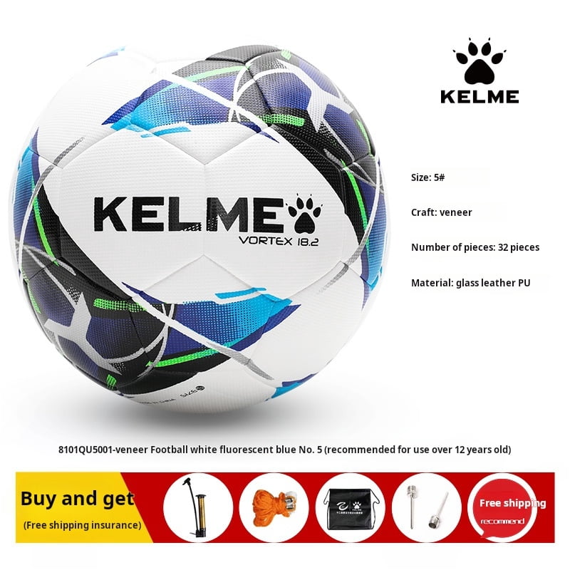 Kelme Football Competition Training Size 5 Ball Adult Student Wear Resistant Outdoor Special Ball Sticky Skin Soccer Size 4 Ball