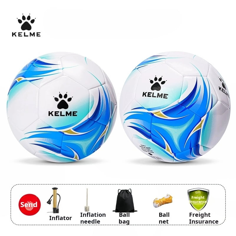Kelme Standard 5 Soccer Ball School Soccer Ball Wear-resistant Soccer Ball Elastic Indoor High Elasticity Soccer Ball
