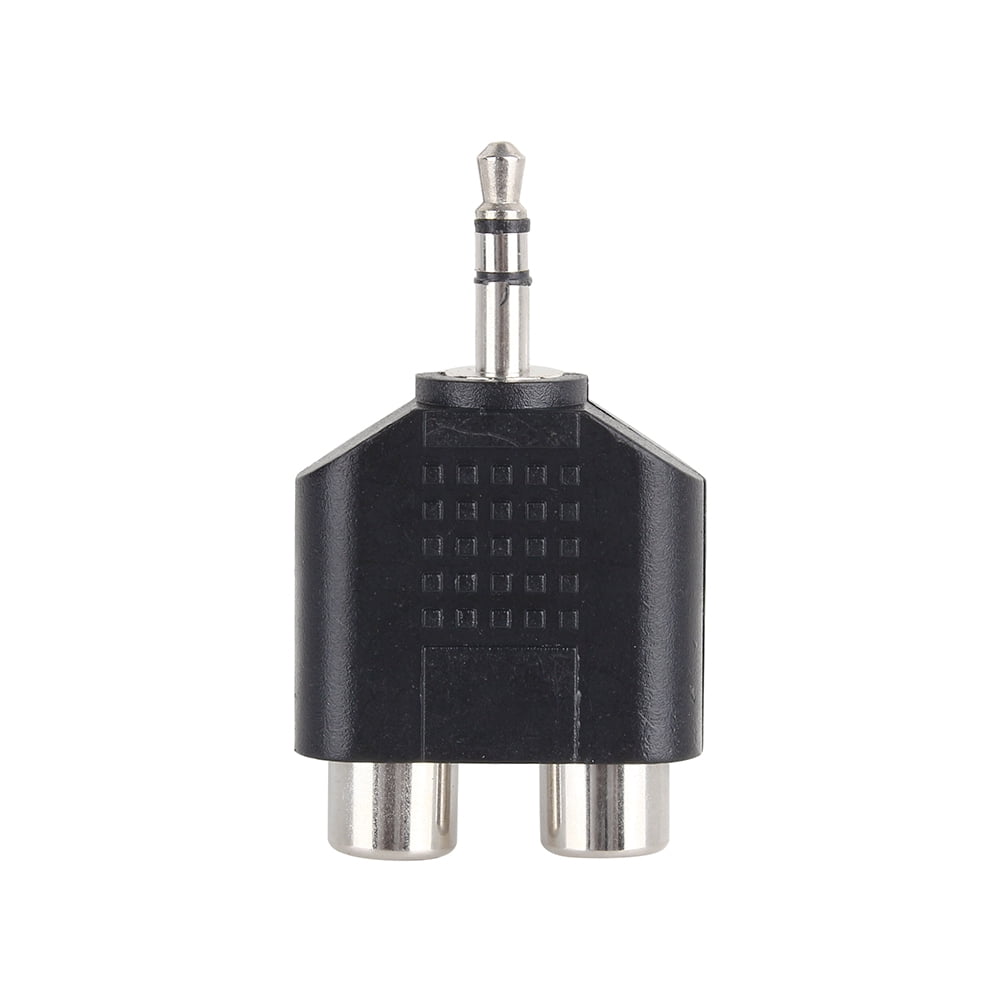 Kelmuvira 3.5mm Male Stereo Jack to Dual RCA Plug Female Mono Audio ...