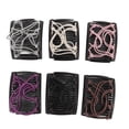 Magic Band Color Options Kelmuvira 6 Pack Stretchy Magic Hair Combs Double Elastic Clips ...