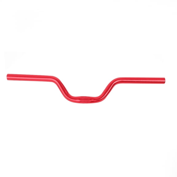 Kelmuvira Aluminum Alloy Bike Fixed Gear Riser Bar Handlebar 25.4mm x 520mm Red