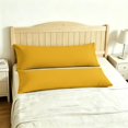 thumbnail image 1 of Kelnaro 2 Pack Microfiber Body Pillowcase 20x54 Inches, Envelope Closure Wrinkle Resistant Soft Body Pillow Cover All Season, Ginger Yellow, 1 of 5