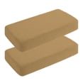 thumbnail image 1 of Kelnaro 2 Pieces Double-layer Muslin Cotton Fitted Sheets, Ultra Soft and Breathable Crib Sheets, 28x52 Inches, Brown, 1 of 5