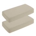 thumbnail image 1 of Kelnaro 2 Pieces Double-layer Muslin Cotton Fitted Sheets, Ultra Soft and Breathable Crib Sheets, 28x52 Inches, Khaki, 1 of 5