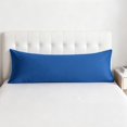 thumbnail image 1 of Kelnaro 20x54 Inch Royal Blue Pure Cotton Body Pillowcase, Hypoallergenic Ultra Soft Breathable Body Pillow Cover, 1 of 6