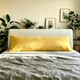 thumbnail image 1 of Kelnaro Cotton Body Pillow Cover 20x54 Inch, Envelope Closure Ultra Soft Skin Friendly Body Pillowcase, Yellow, 1 of 6