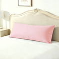 thumbnail image 1 of Kelnaro Light Pink Body Pillowcase 20x54 Inch - Soft Hypoallergenic Microfiber Body Pillow Cover, Breathable & Fade Resistant, Washable for All-Season, 1 of 6