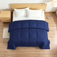 thumbnail image 1 of Kelnaro Premium Twin Duvet Insert, Down Alternative Comforter with Corner Tabs, Navy Blue, 1 of 6