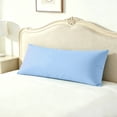 thumbnail image 1 of Kelnaro Sky Blue Body Pillowcase 20x54 Inch - Soft Hypoallergenic Microfiber Body Pillow Cover, Breathable & Fade Resistant, Washable for All-Season, 1 of 6