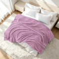 thumbnail image 1 of Kelnaro Soft Flannel Throw Blanket for Couch Sofa Bed, 60x80 Inches, Light Purple, 1 of 6