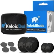 KeloidBuds Pressure Earrings for Keloids - 4 Piece Magnetic Ear Compression Kit - Hypoallergenic Silicone Keloid Earrings Pressure Clip with Neodymium Magnets for Post-Surgical Ear Keloid Management