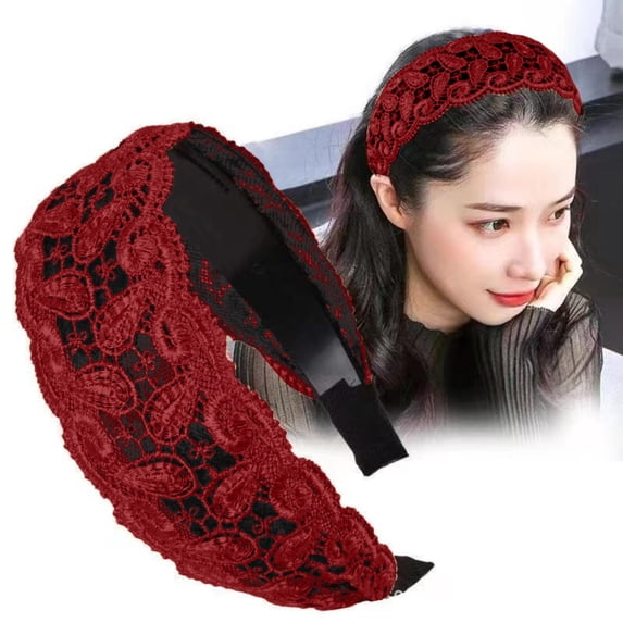 Kelon Bow Knot Wide Headband, Elastic Fashion Hair Hoop, Soft Stylish Daily Hair Decor for Women, One Size Heardband