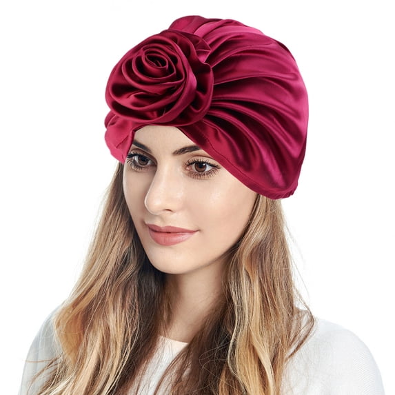 Kelon Braided Turban Hat, Stylish Hair Bonnet, Soft Head Scarf Wrap Cover for Daily, One Size Baseball Caps