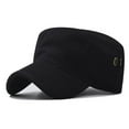 thumbnail image 1 of Kelon Classic Flat Top Baseball Cap, Solid Breathable Sunshade Hat, Adjustable Trucker Dad Hat for Adult Outdoor Daily, One Size Visors, 1 of 9