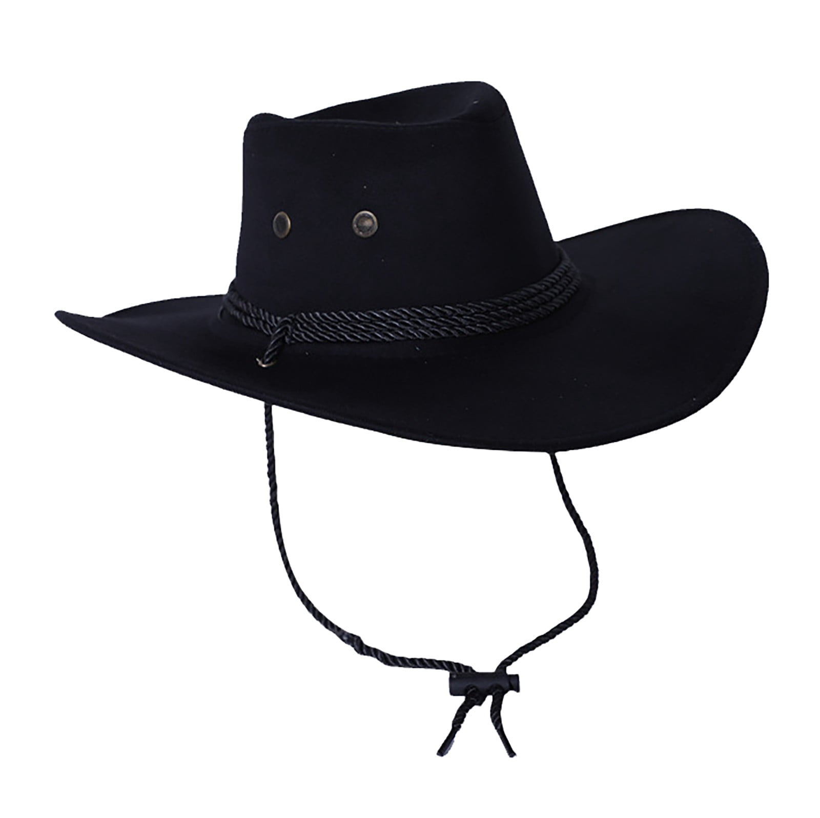 Black Embellished Brim Western Hat Bullhide Men main image 3