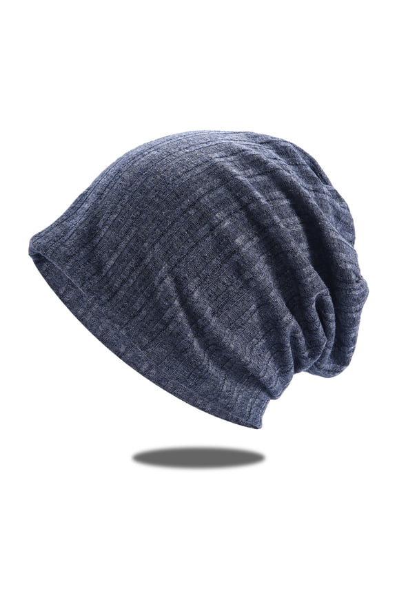 Cuffed Knit Beanie, Soft Warm Watch Cap, Unisex Windproof Ski Hat for Cold Weather, One Size Baseball Caps