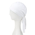 thumbnail image 1 of Kelon Double Layer Printed Daily Hat, Ribbon Decor Lightweight Casual Head Wrap Cap, One Size Berets, 1 of 3