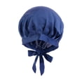 thumbnail image 1 of Kelon Double Layer Printed Sleeping Hat, Pleated Wooden Ear Edge Design, Elegant Lace Princess Hat for Daily Sleeping, One Size Heardband, 1 of 2
