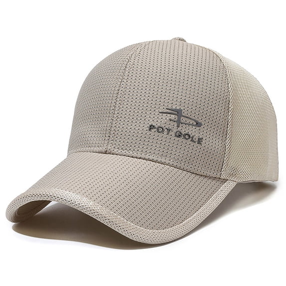Kelon Hollow Brim Mesh Fishing Cap, Breathable Sunscreen Baseball Hat, Outdoor Sunshade Headwear, One Size Visors