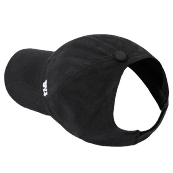 Kelon Hollow Ponytail Baseball Cap, Summer Sunshade Visor Hat, Solid Breathable Outdoor Sun Hat for Women, One Size Baseball Caps