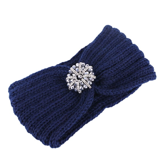 Kelon Knotted Winter Headband, Soft Elastic Warm Ear Protection, Stylish Daily Hair Accessories for Women, One Size Heardband
