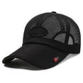 thumbnail image 1 of Kelon Men Long Brim Mesh Baseball Cap, Breathable Peaked Hat, Outdoor Sun Protection Headwear, One Size Visors, 1 of 3