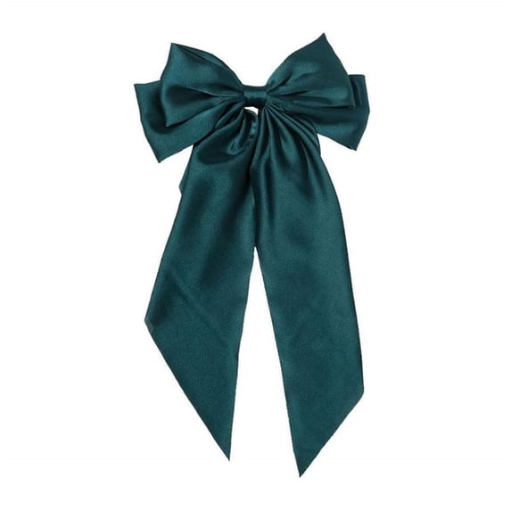 Kelon Satin Bowknot Hair Clips, Vintage Ribbon Bow Hairpins, Stylish Women Hair Decoration Accessories, One Size Heardband