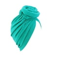 thumbnail image 1 of Kelon Solid Color Wrinkled Headscarf, Elastic Long Strip Head Wrap, Fashion Muslim Style Headwear, One Size Heardband, 1 of 2