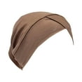 thumbnail image 1 of Kelon Stretch Pleated Turban Hats, Color Head Covers, Comfortable Daily & Sleeping Headwear, One Size Heardband, 1 of 2