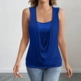 thumbnail image 1 of Clothes Womens Kelon Tank Top for Women Cowl Neck Business Dressy Spring Summer Fashion Outfits Trendy Clothes, S, 1 of 9