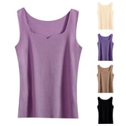 Womens Summer Clothes Kelon Tank Top for Women Cowl Neck Fashion Boho Clothes Dressy Casual Trendy Clothes, 2XL