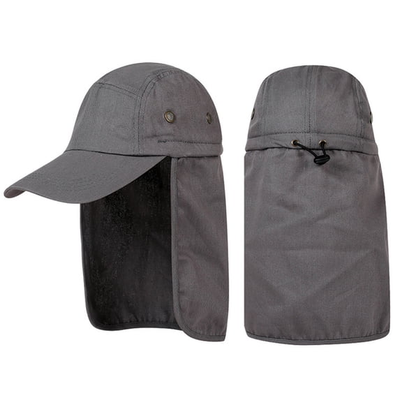 Kelon Thin Solid Quick Drying Fisherman Hat, Lightweight Outdoor Sunshade Shawl Cap for Summer, One Size Bucket Hats