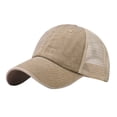 thumbnail image 1 of Kelon Unisex Denim Baseball Cap, Adjustable Buckle Sunscreen Hat, Retro Washed Distressed Peaked Cap for Outdoor Daily, One Size Baseball Caps, 1 of 3