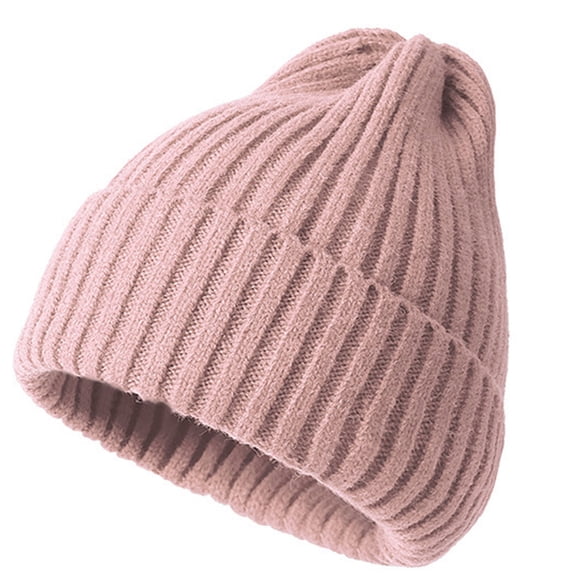 Kelon Unisex Striped Knitted Hat, Color Printed Warm Ski Cap, Fashion Casual Cold Weather Headwear for Men Women, One Size Bomber Hats