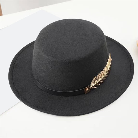 Kelon Unisex Western Bucket Hat, Solid Color Wide Brim Cap, Casual Fashion Headwear, One Size Berets