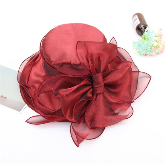 Kelon Versatile Bridal Fascinator Cap, Fashion Formal Headwear, Elegant Daily and Ceremony Head Accessories for Women, One Size Sun Hats