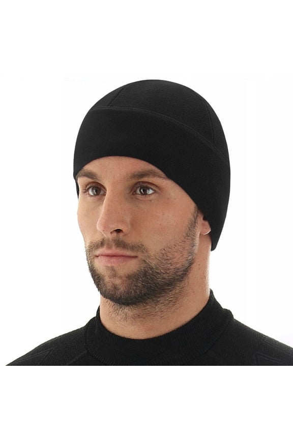 Warm Fleece Outdoor Hat, Windproof Sports Cap, Functional Headwear for Skiing, Snowboarding, Cycling, Running and Climbing, One Size Baseball Caps