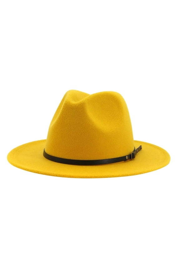Kelon Western Cowboy Hat for Men Women,Shapeable Wide Brim Felt Fedora Classic Cowgirl Hats for Cowboys and Cowgirls