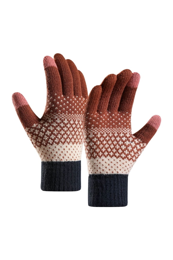 Winter Thermal Gloves Mittens, Touch Screen Thermal Lining, Warm Gloves for Women and Men