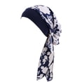thumbnail image 1 of Kelon Women Casual Solid Muslim Turban Cap, Soft Slouchy Headwear, Elastic Head Wrap, Lightweight Hair Scarf, Comfortable Chemo Hat for Daily Outdoor, One Size Heardband, 1 of 2