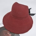 thumbnail image 1 of Kelon Women Floppy Straw Beach Hat, Adjustable Sunscreen Cap, Casual Summer Headwear for Cycling and Daily Outdoor, One Size Baseball Caps, 1 of 2