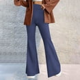 thumbnail image 1 of Kelon Women's Casual Pants, Women's Stretch Bell Bottom Flare Palazzo Pants Trousers Yoga Pants Soft Flare Bootcut Leggings High Waisted Slim Pants, XL, 1 of 4