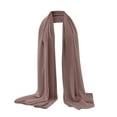thumbnail image 1 of Kelon Women's Chiffon Hijab Long Soft Flowy Breathable Muslim Headscarf Daily Wear Solid Color Shawl Wrap, 1 of 3