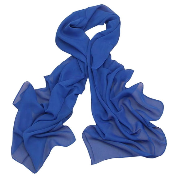 Kelon Women's Solid Color Chiffon Scarf Candy Colors Soft Lightweight Sheer Summer Beach Wrap Shawl