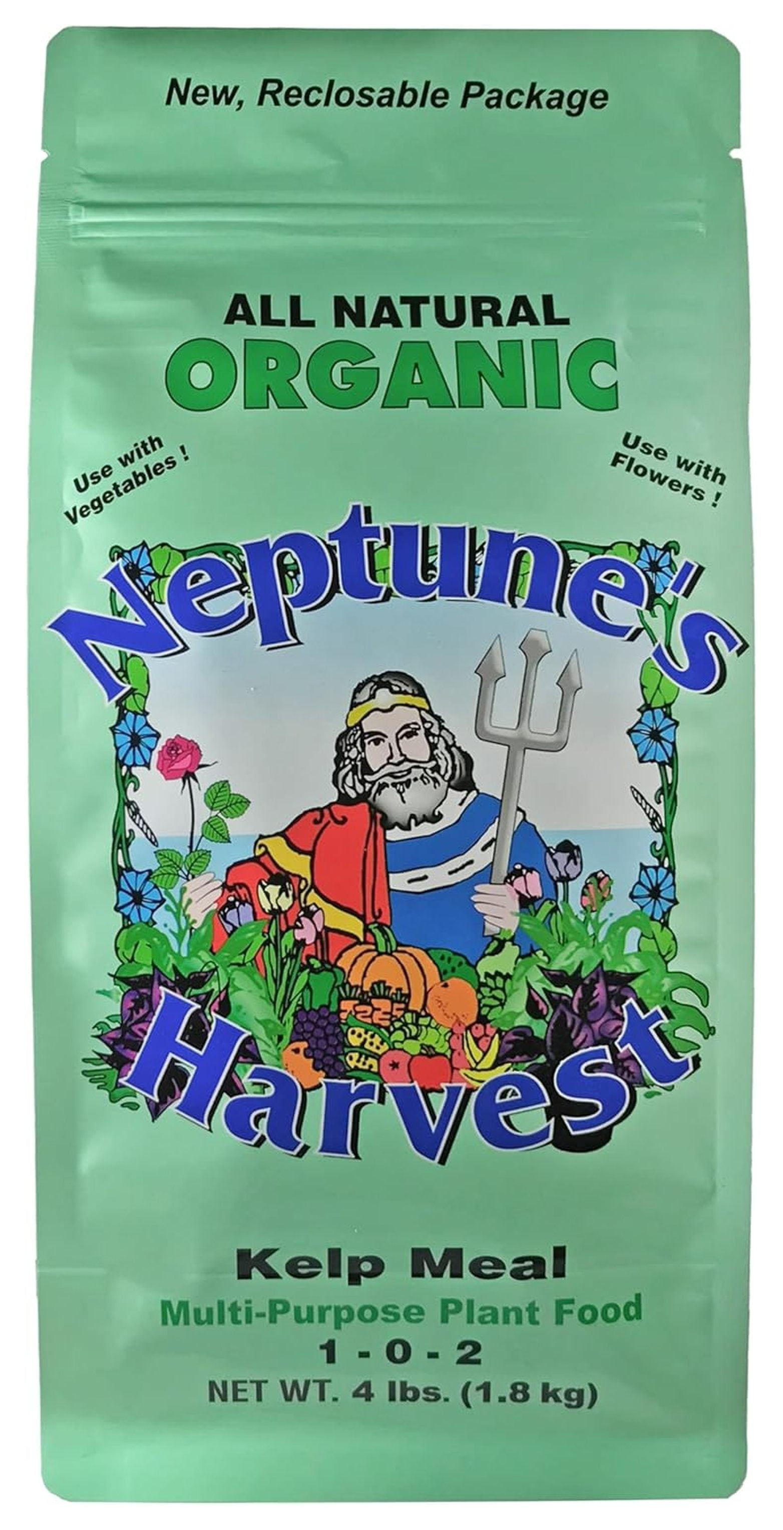 Kelp Meal Multi-Purpose Plant Food 1-0-2, 4 lb