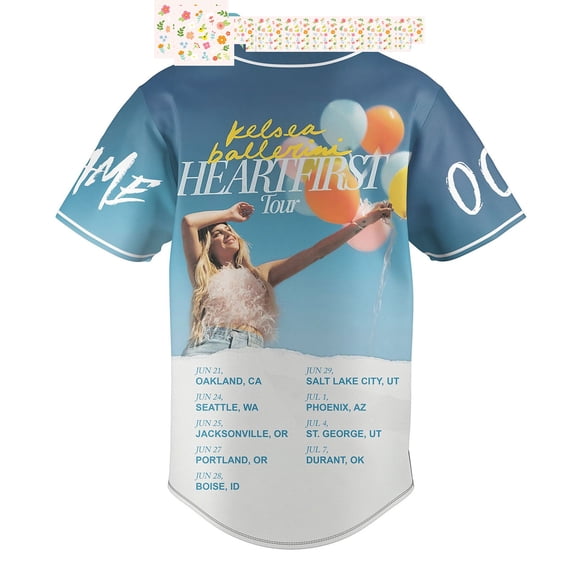 Kelsea Ballerini Heartfirst Tour Personalized Baseball Jersey