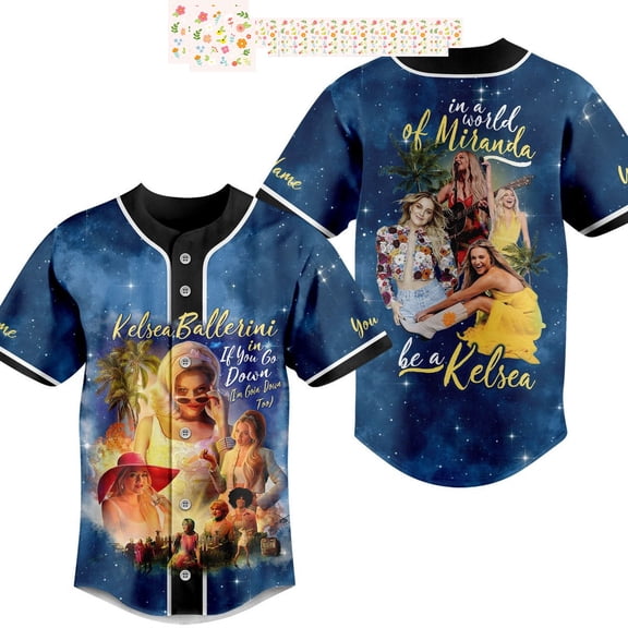 Kelsea Ballerini In A World Of Miranda Personalized Baseball Jersey