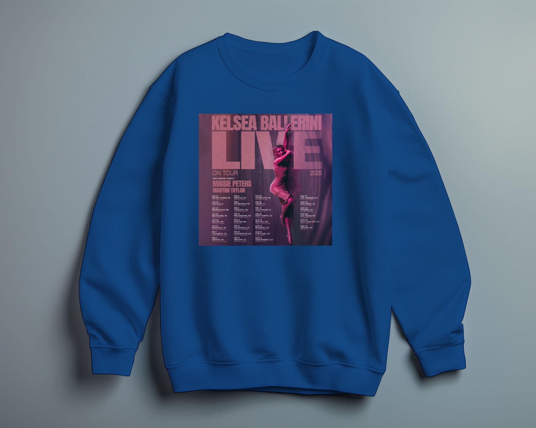 Kelsea Ballerini Live On Tour Dates 2025 Shirt - Walmart.com
