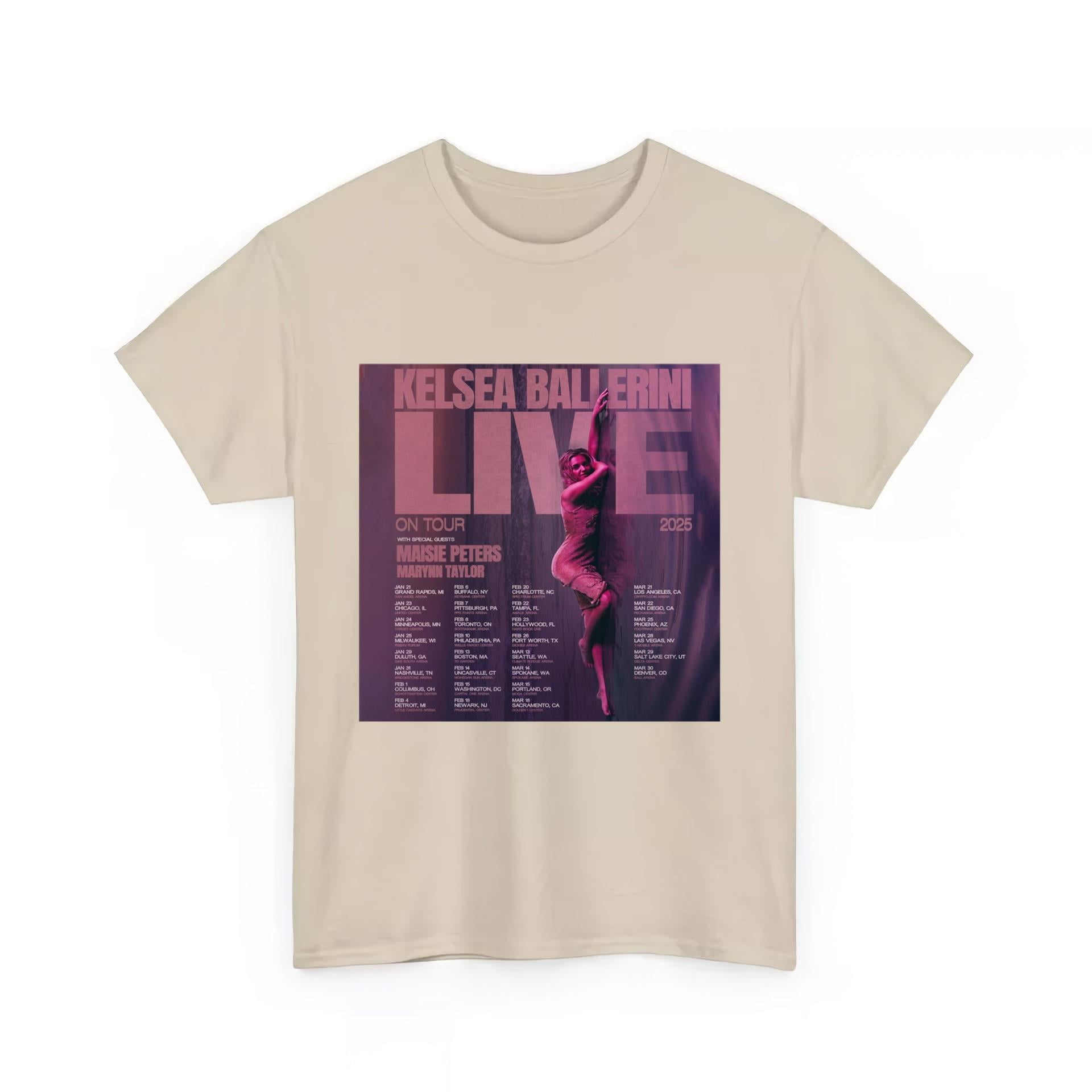 Kelsea Ballerini Live On Tour Dates 2025 Shirt