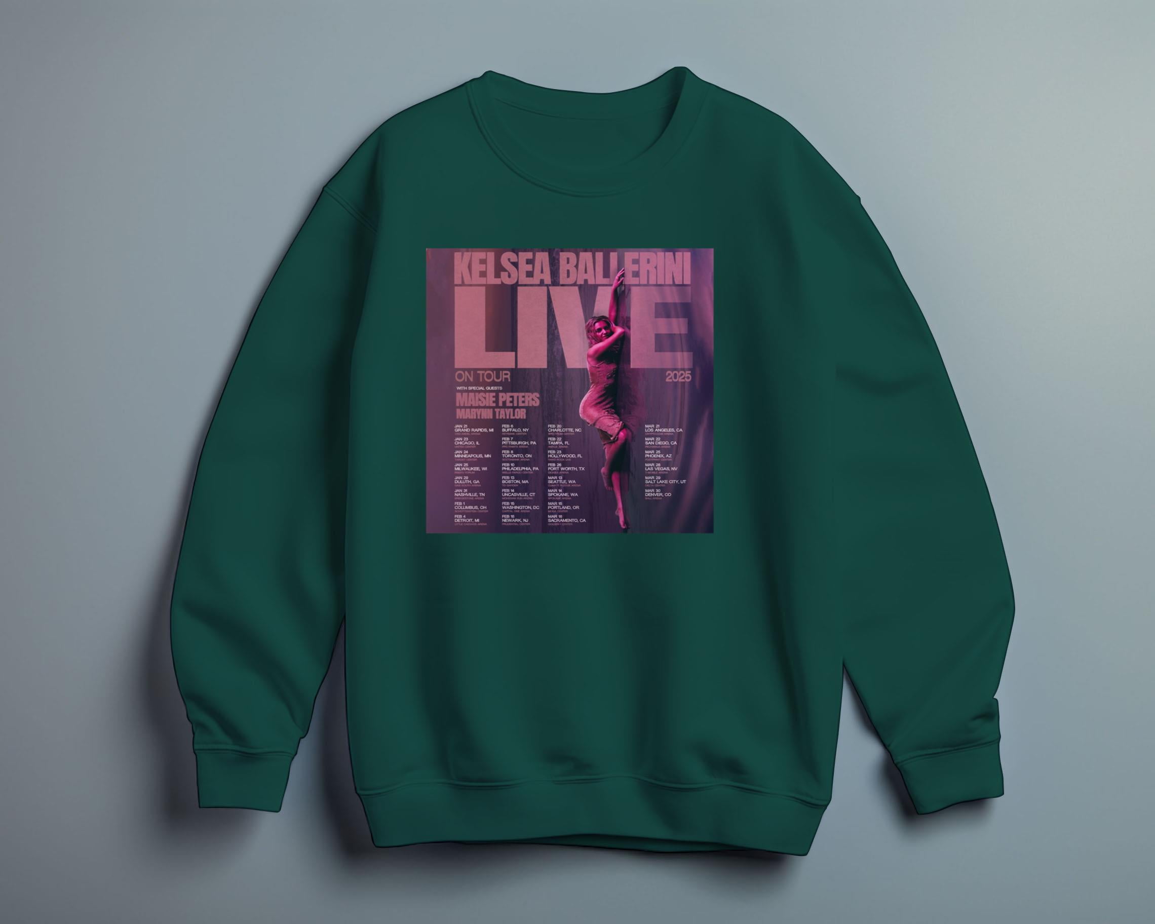 Kelsea Ballerini Live On Tour Dates 2025 Shirt